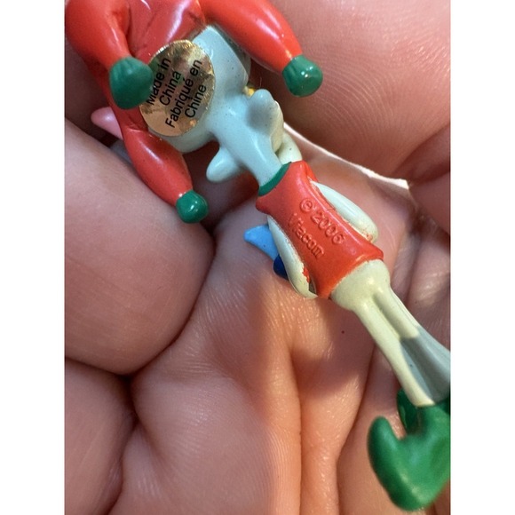 5 Mini Sponge Bob Squarepants Christmas Ornaments Nice Preowned Condition - Picture 4 of 7